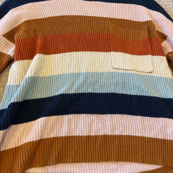 Madewell Multicolor Striped Crew Neck Sweater - Picture 3 of 10